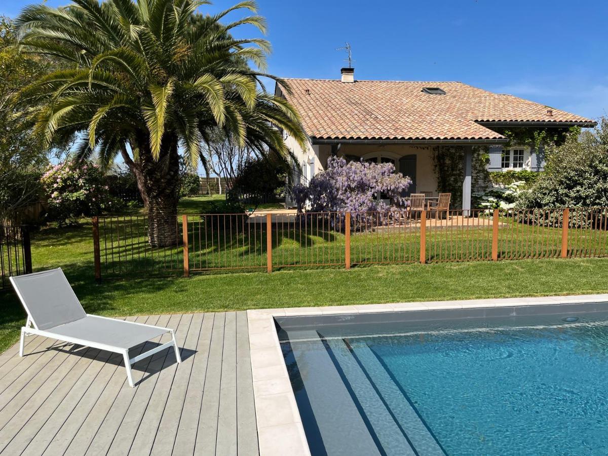Maison De Charme Avec Piscine Saint-Martin-de-Seignanx Exterior photo